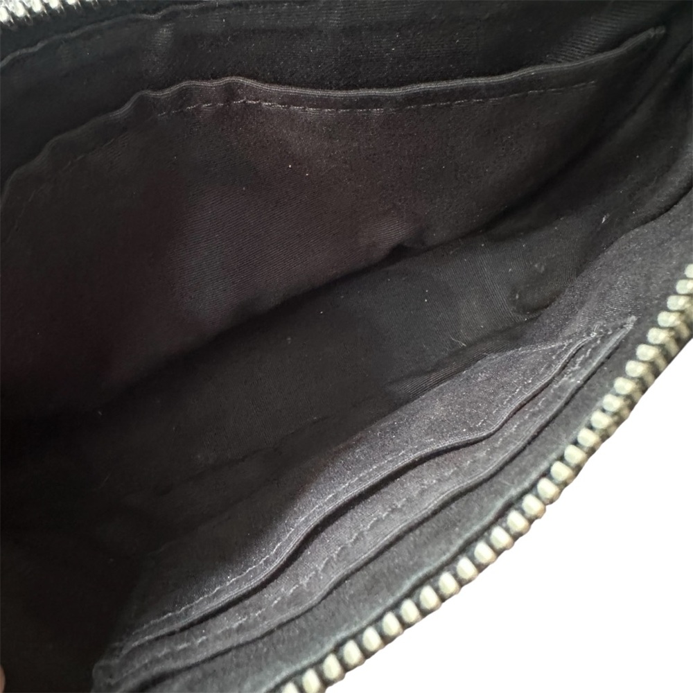 COACH Black Shimmer Convertible Wristlet Bag - Picture 7 of 11